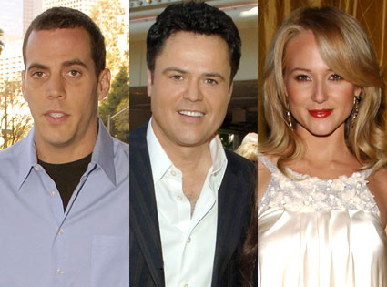 Steve-O, Donny Osmond, Jewel Steve-O, Donny Osmond, Jewel